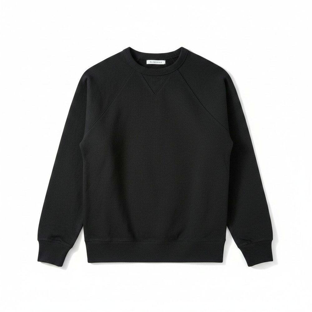 NWT Everlane Mens Unisex Classic French Terry Crew Sweatshirt Washed Black XXS